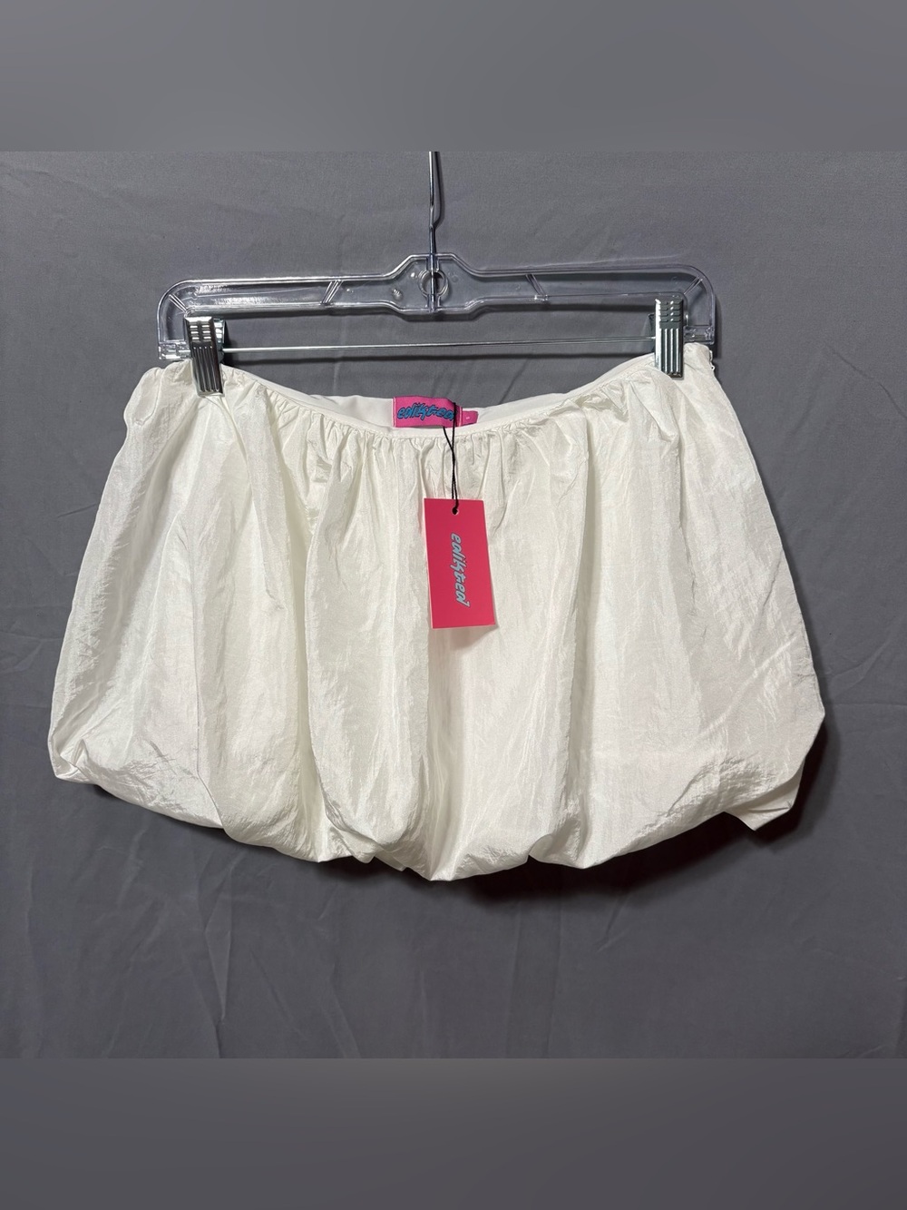 NWT Edikted Jora Nylon Bubble Mini Skirt Y2K